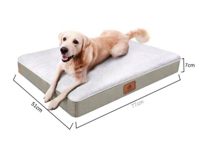 Cama Colchón Ortopédica Para Mascotas Perros 77x51cm Lavable-6