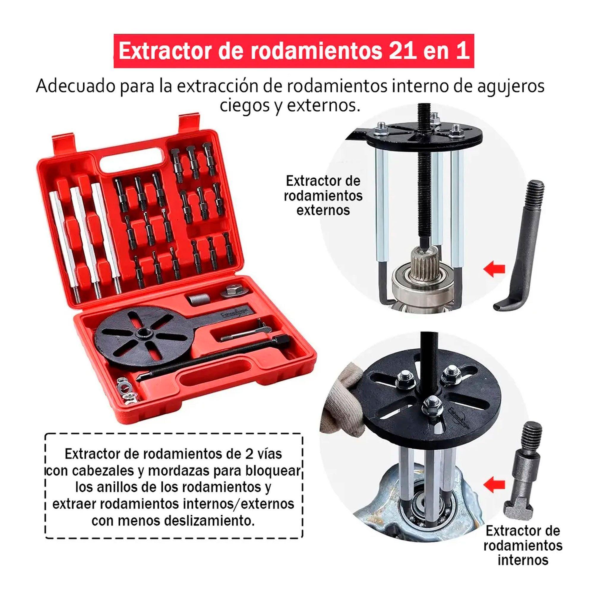 Extractor De Rodamiento Interno Universal Extractor 21 En 1-4