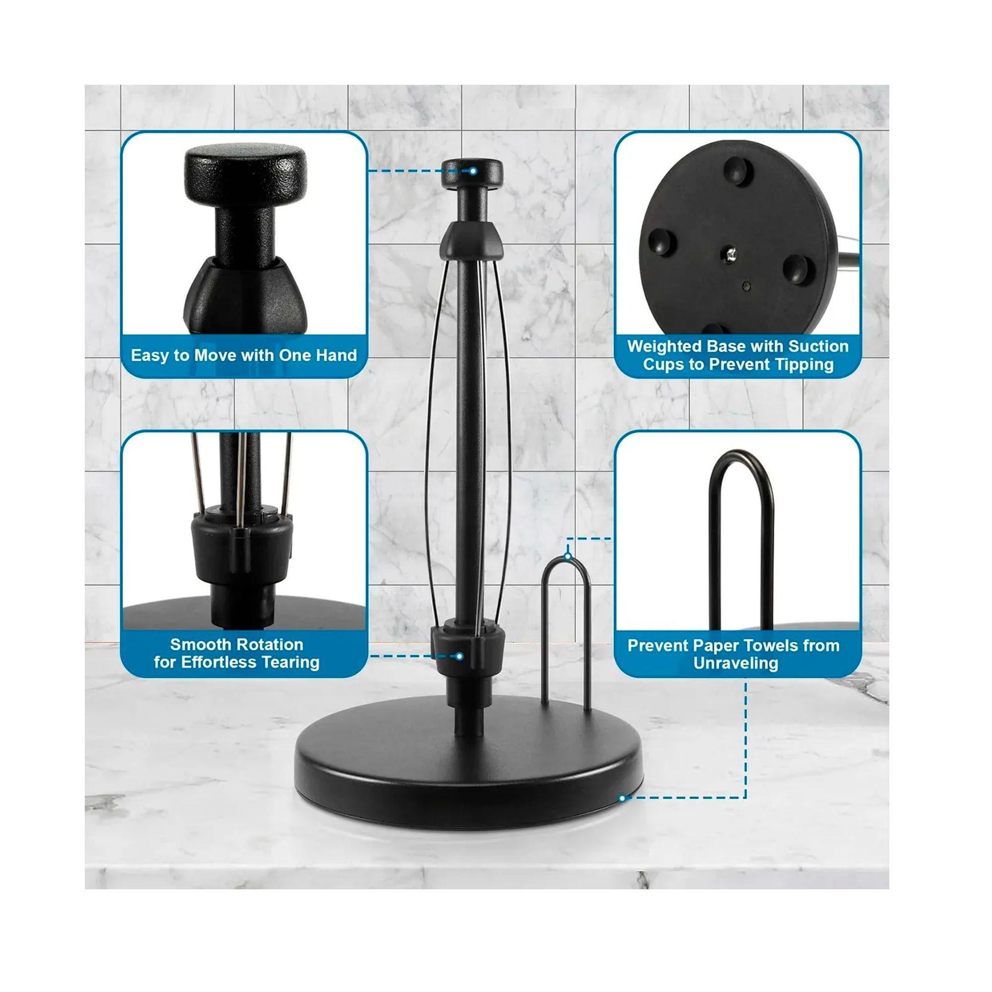 Soporte Para Toallas De Papel Con Trinquete Para Cocina-2