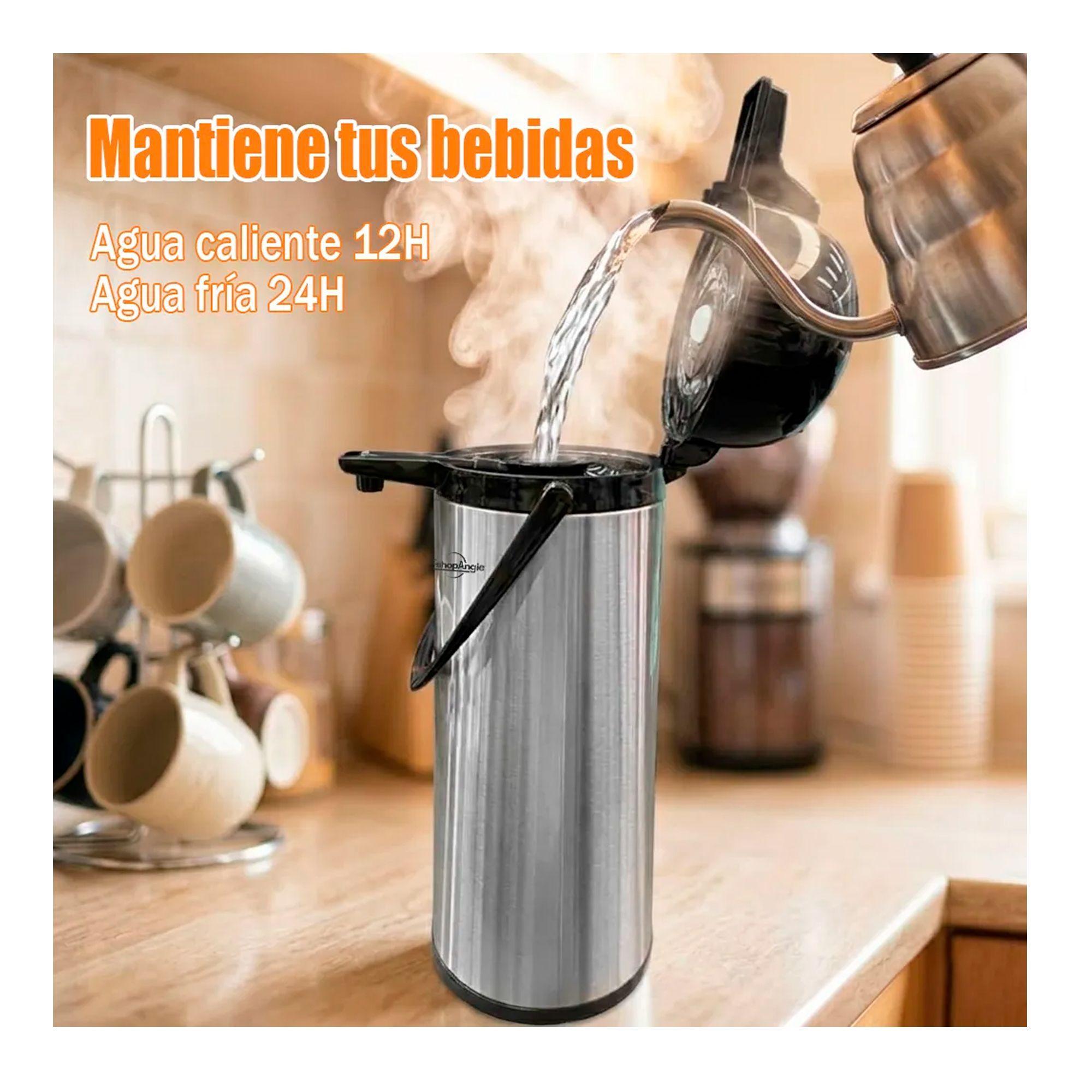 Termo Dispensador Acero 1 9lts Sif n Agua Caliente Cafe Te-4