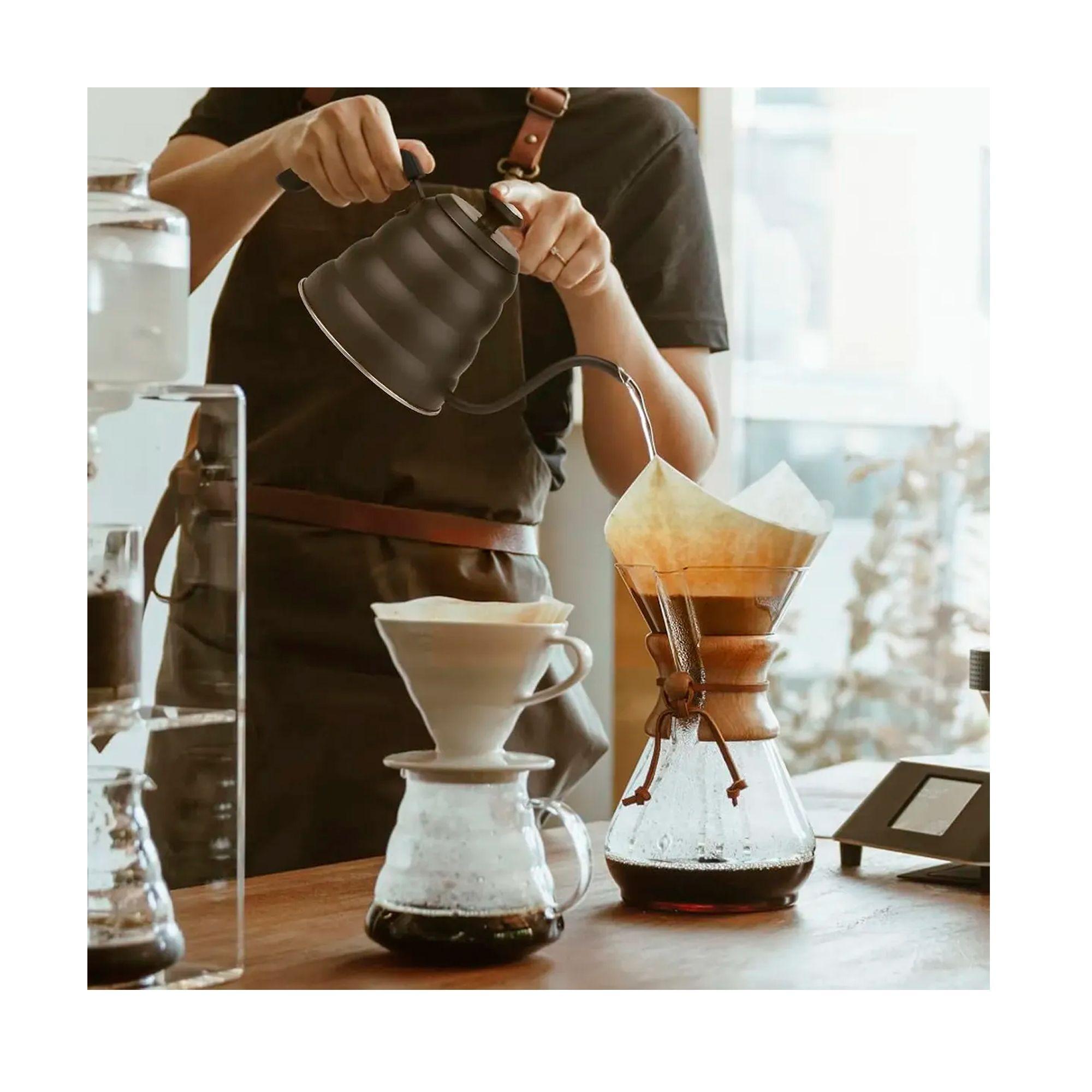 Tetera Cuello De Cisne Con Termometro Cafe Te Hervidor 1 2l-2