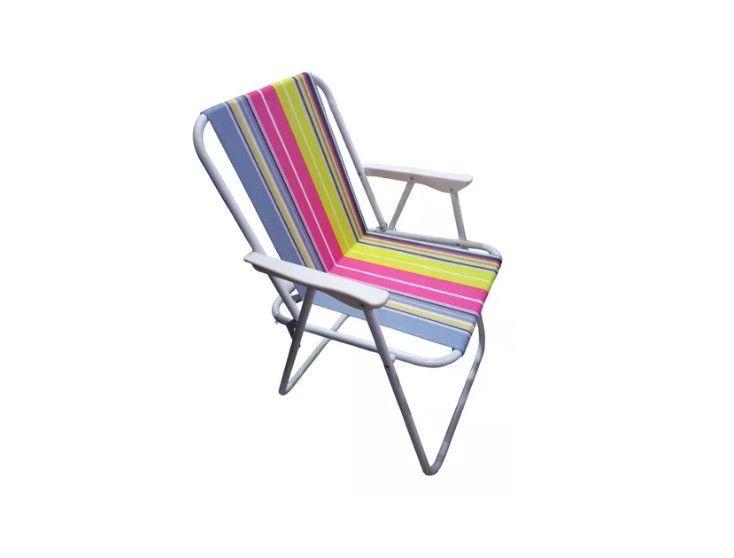 Silla De Camping Piscina Playa Plegable Liviana Hasta 100kg-2