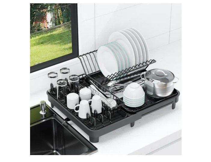 Escurridor De Platos Plegable Secaplatos Para Cocina-2
