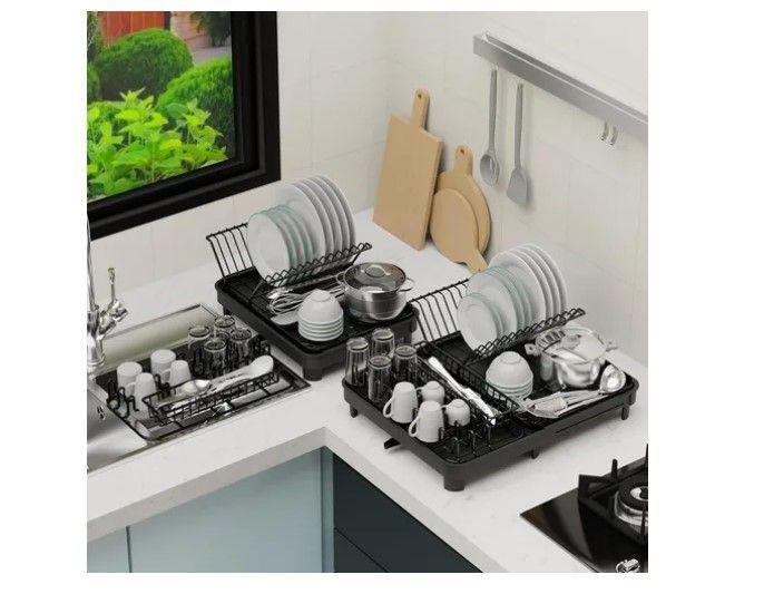 Escurridor De Platos Plegable Secaplatos Para Cocina-3