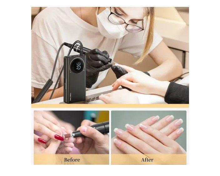 Torno Inalámbrico Profesional Manicure 35000rpm Portátil-1