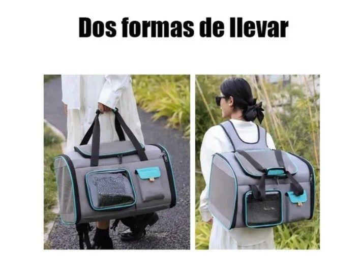 Bolso Transportador Para Mascota Viaje Mochila Transpirable-4