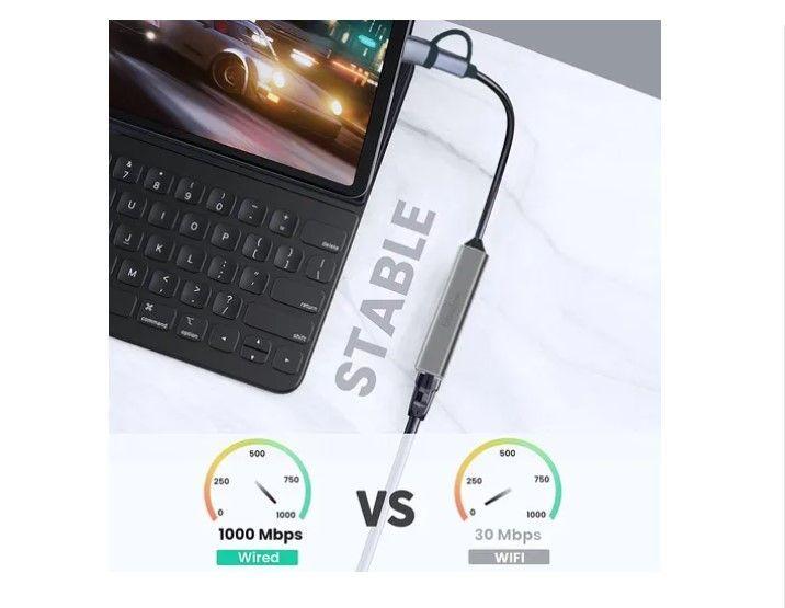 Adaptador Usb 3.0 Usb C A Rj45 Ethernet 10/100/1000mbps-2