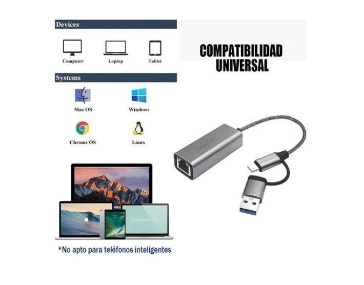 Adaptador Usb 3.0 Usb C A Rj45 Ethernet 10/100/1000mbps-4