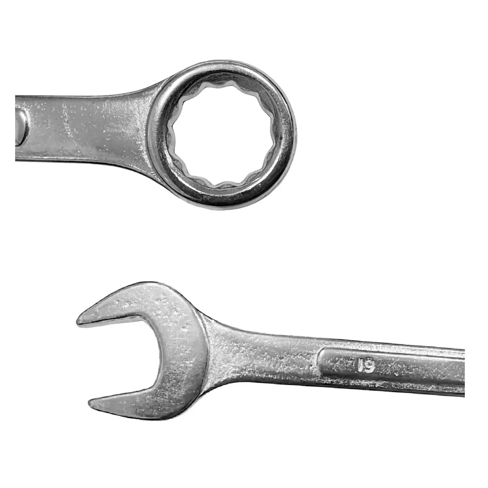 Llave Punta Corona De Acero Inoxidable De 19 Mm Cromado-2