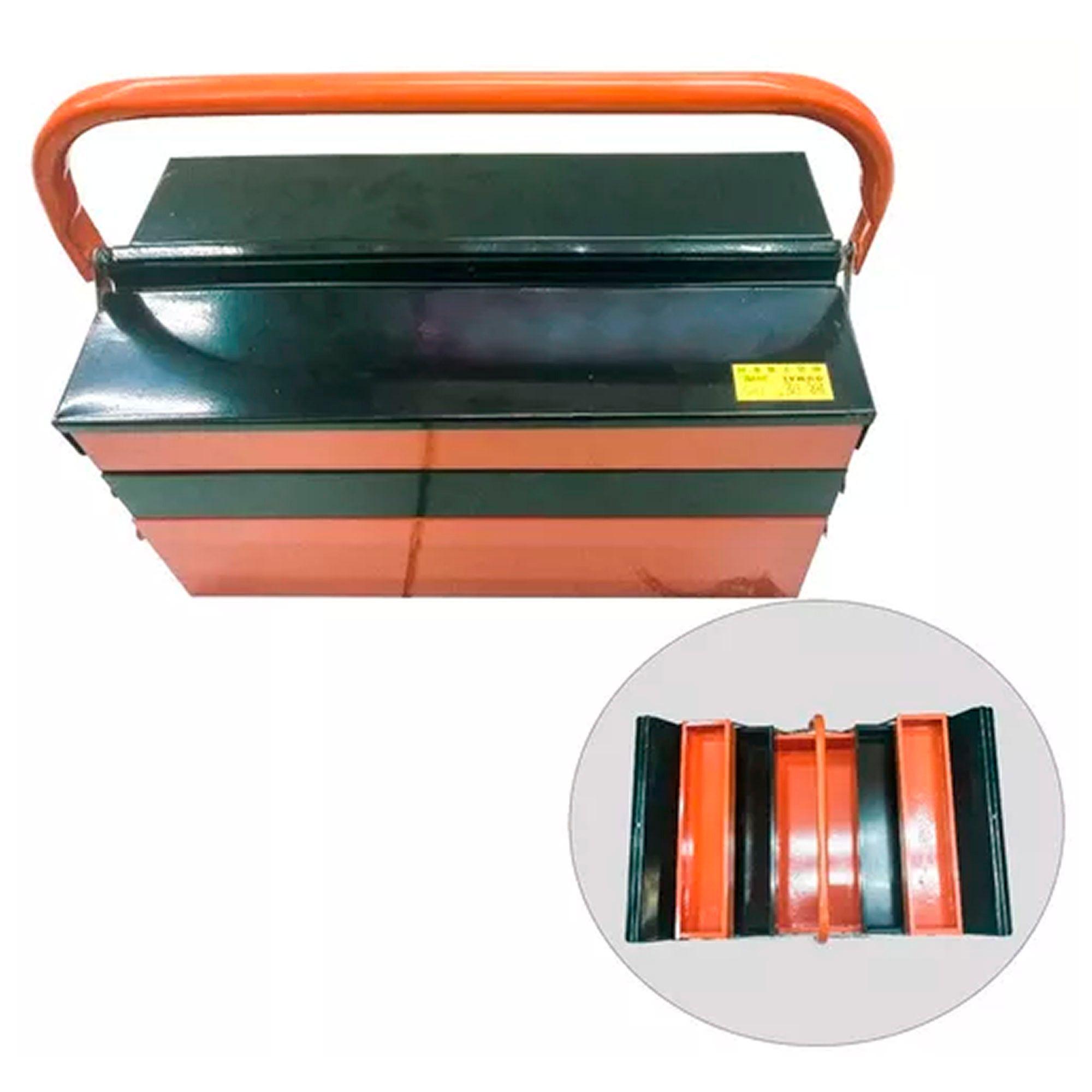 Caja De Herramientas Metálica 5 Compartimentos-0