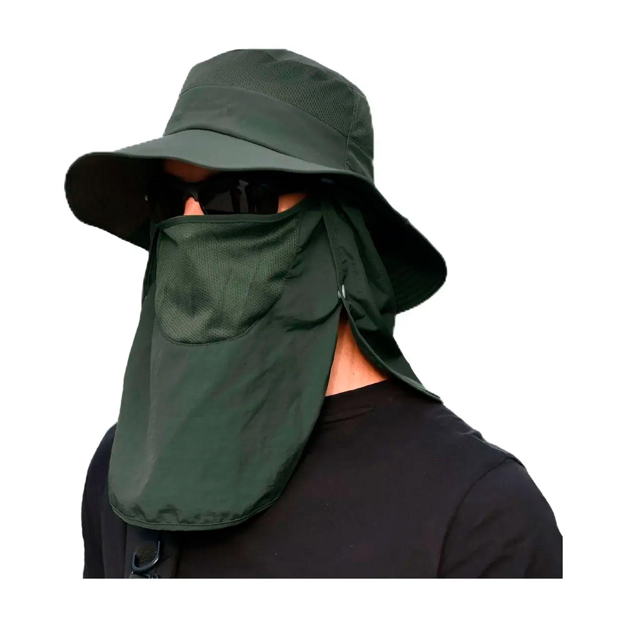 Sombrero Para El Sol Con Proteccion Para Cuello Y Cara-0