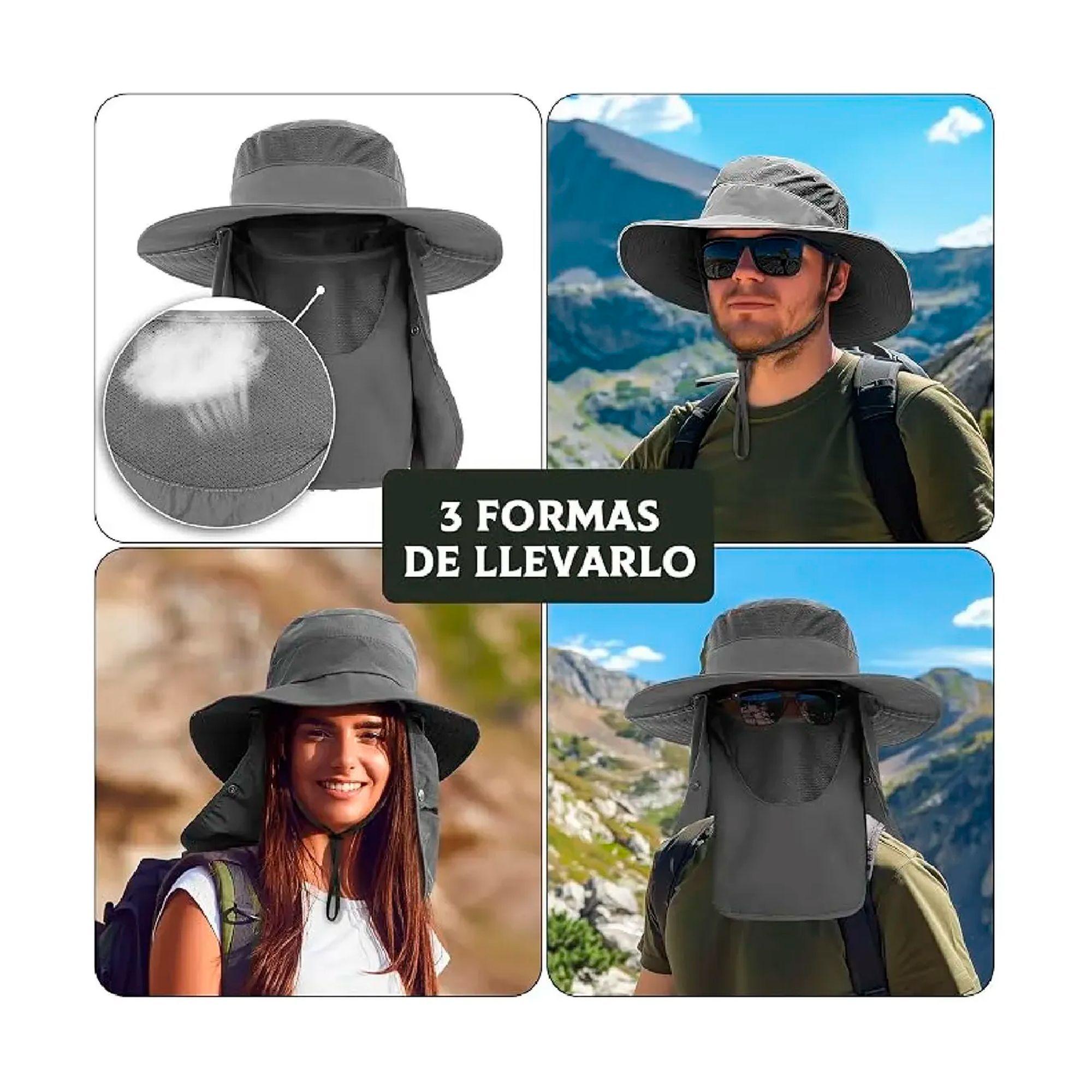 Sombrero Para El Sol Con Proteccion Para Cuello Y Cara-4