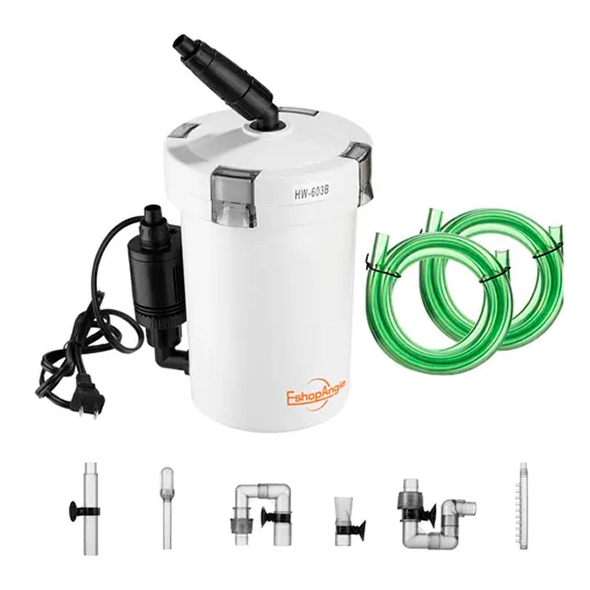 Filtro Canister Hw-603b 400 L/h Para Acuarios 220v-0