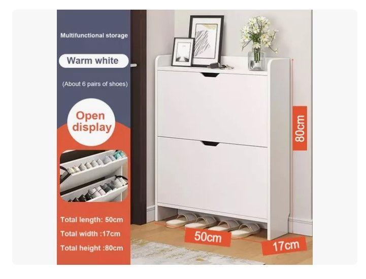 Zapatero Mueble Cajonera Organizador Para Zapatos 2 Niveles-4