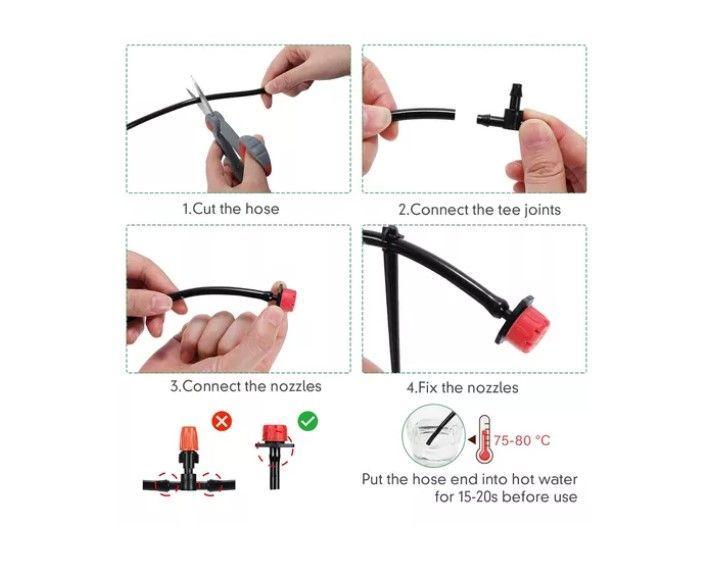 Kit De Riego Por Goteo 40+10 Metros Ahorro Agua 177 Piezas-3