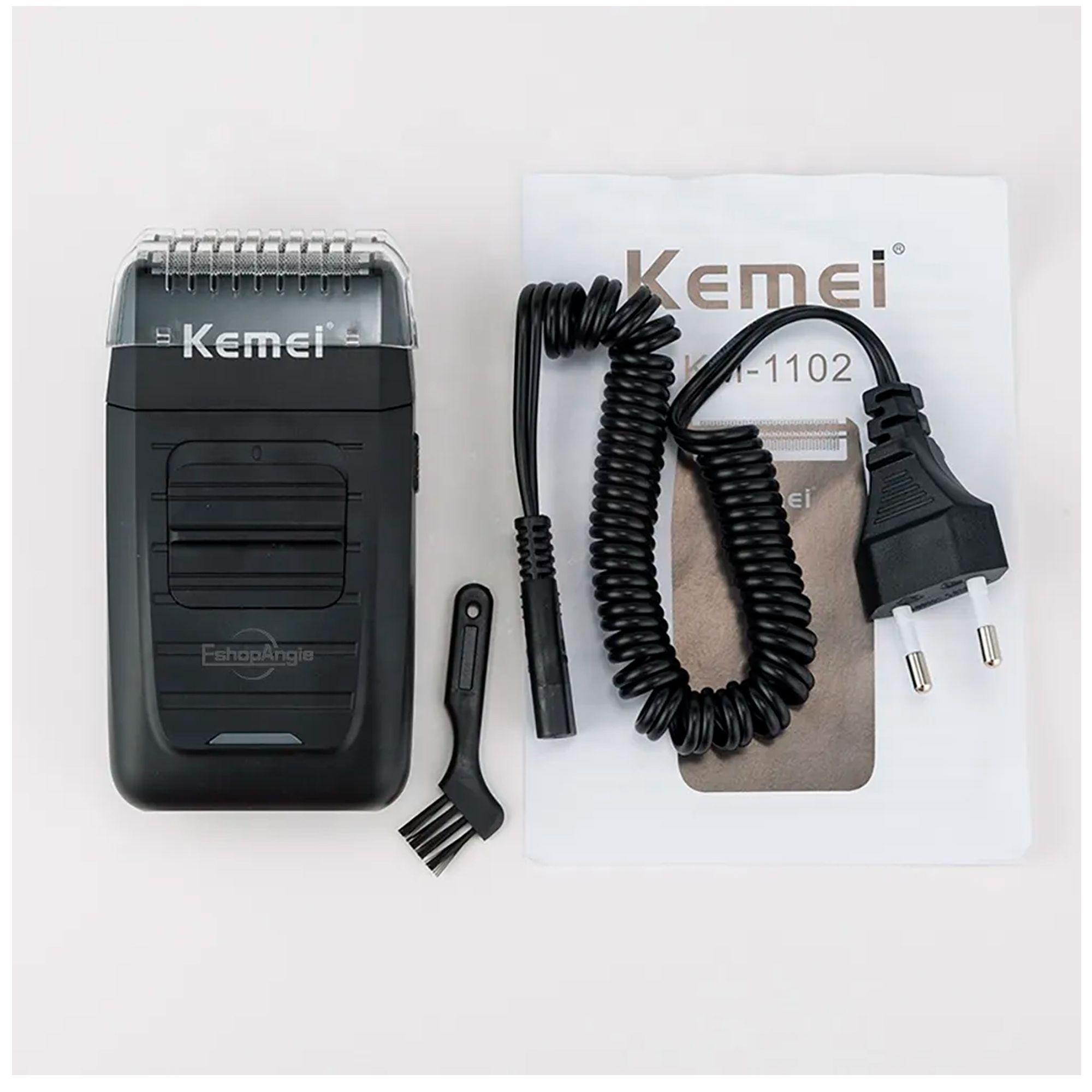 Maquina Afeitadora Inalámbrica Kemei Km-1102 Shaver Barba-5