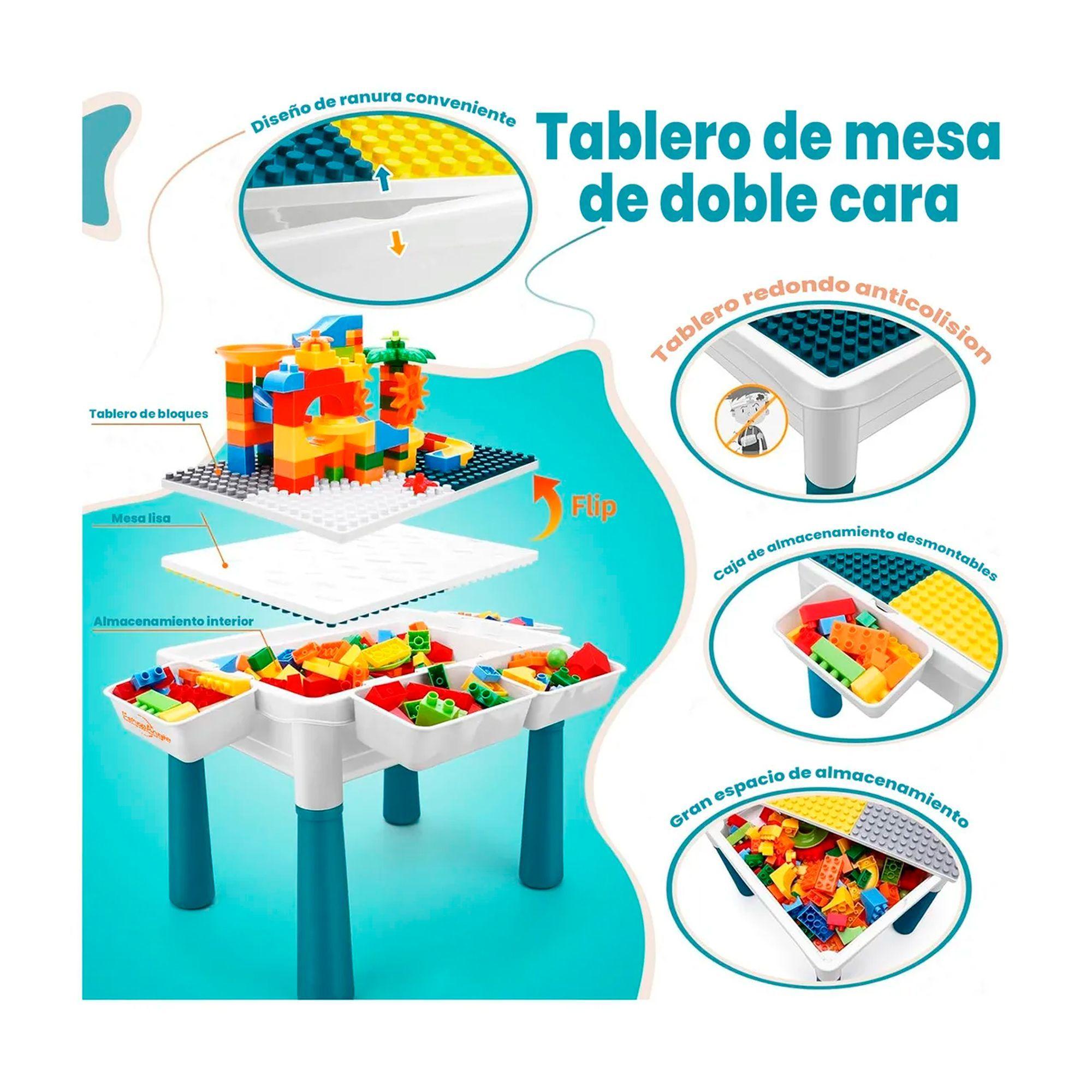Mesa Didactica De Bloques Construcción Mas Silla-3