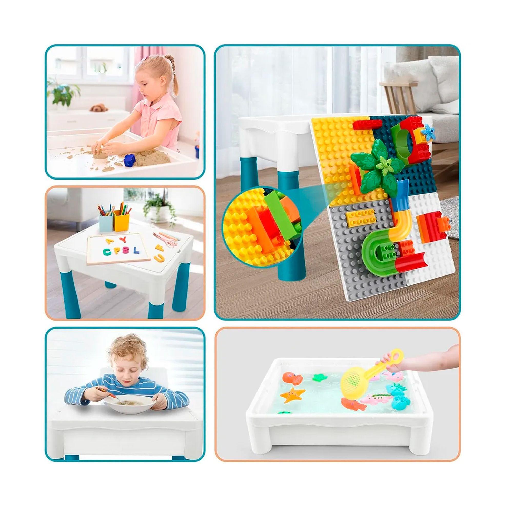 Mesa Didactica De Bloques Construcción Mas Silla-4