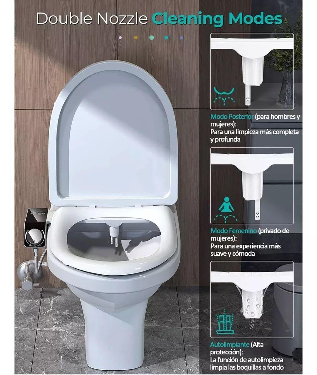 Bidet Wc Inodoro Ajustable Universal Fácil Instalación-2