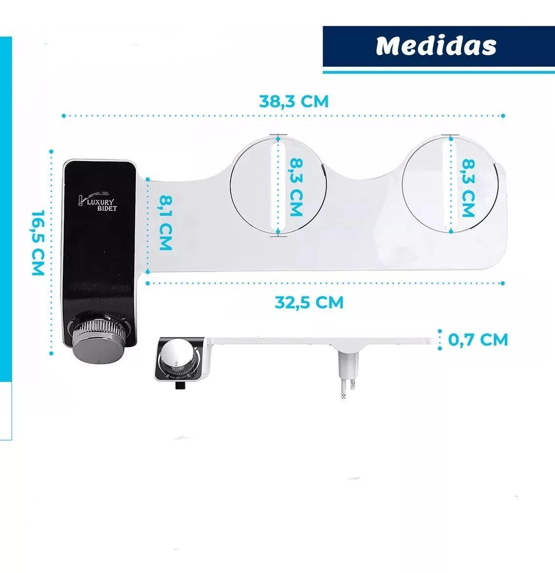 Bidet Wc Inodoro Ajustable Universal Fácil Instalación-4