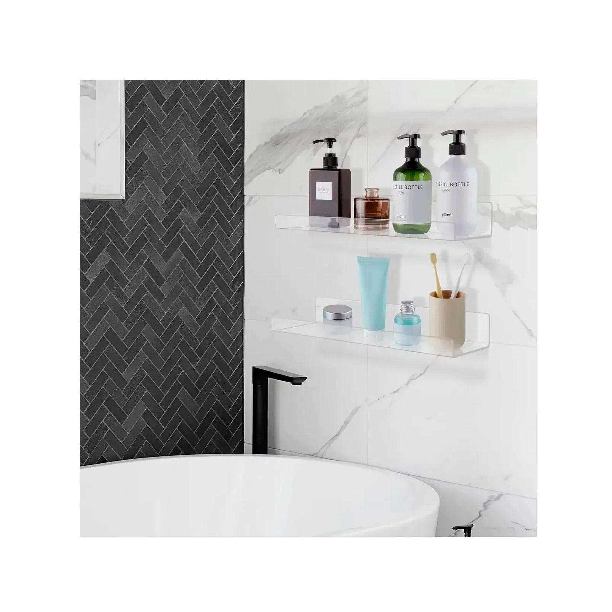 4 Repisas Flotantes Estantes Flotantes De Acrílico-3