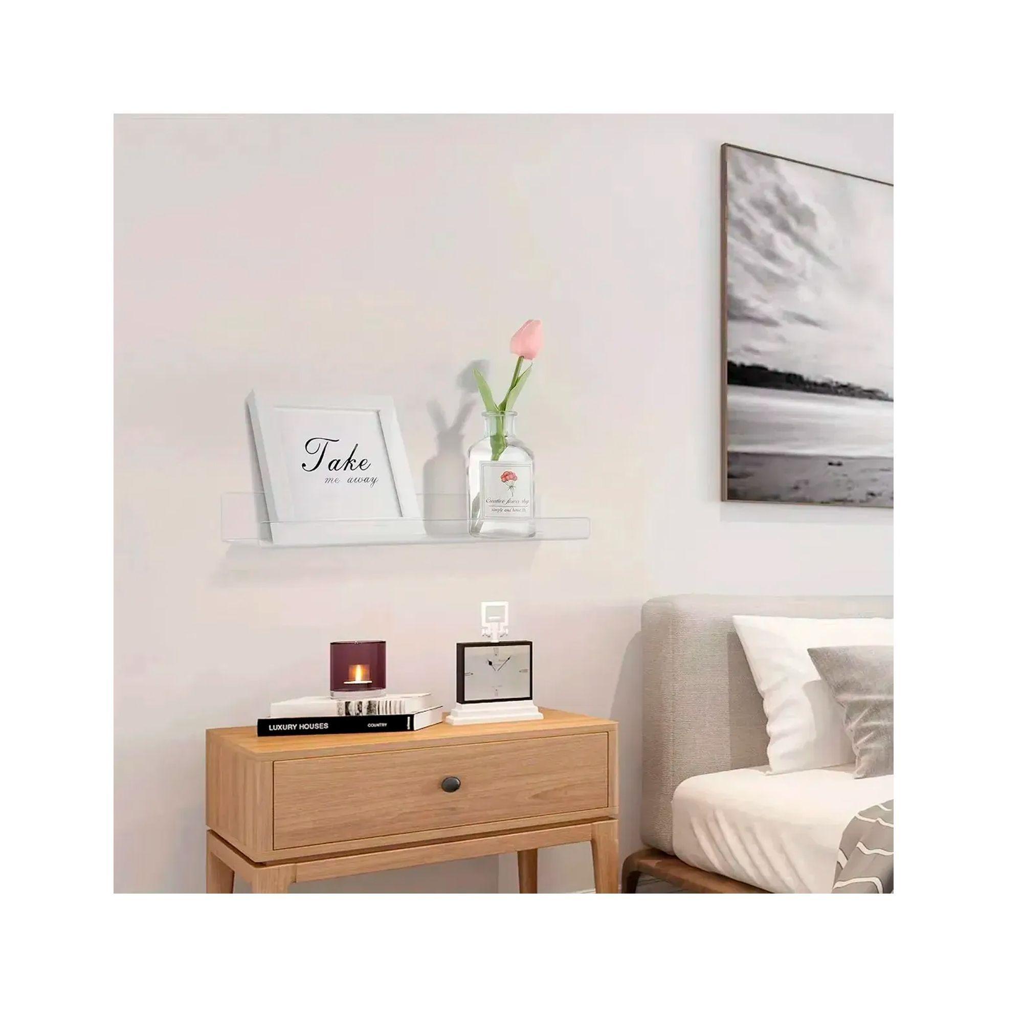 4 Repisas Flotantes Estantes Flotantes De Acrílico-4