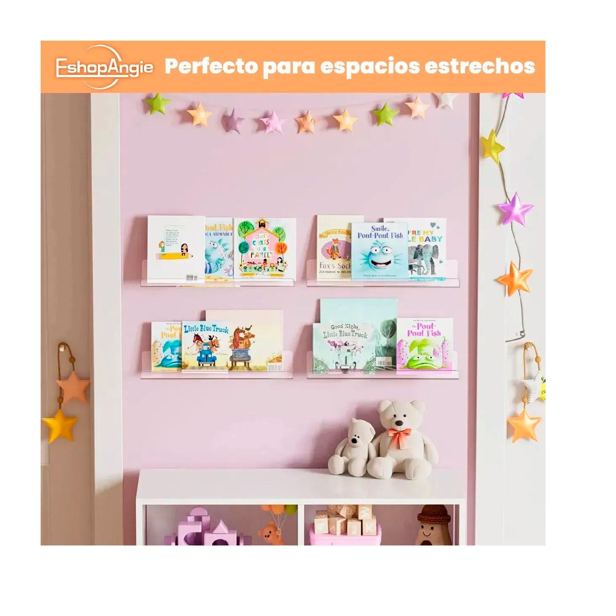 4 Repisas Flotantes Estantes Flotantes De Acrílico-6