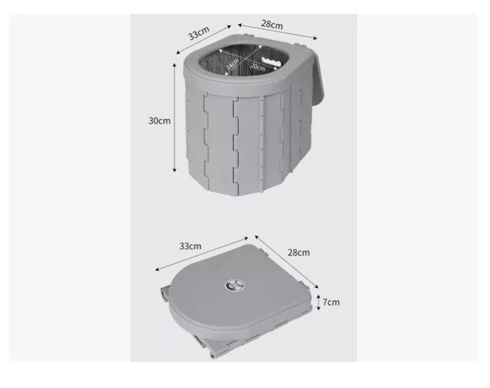 Inodoro Portátil Baño Plegable Para Camping-6