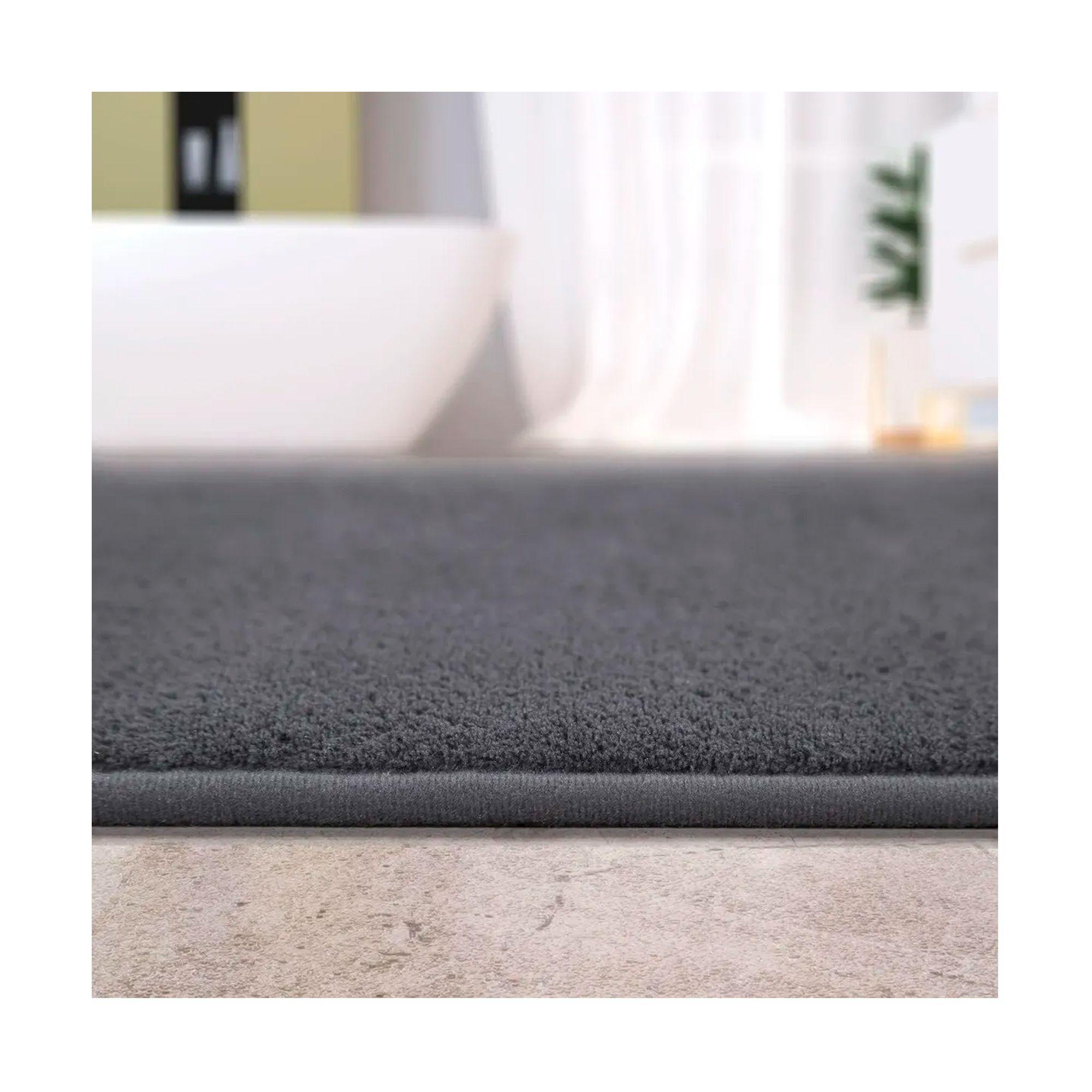 Alfombra De Baño Microfibra Antideslizante Absorbente 78x49-2