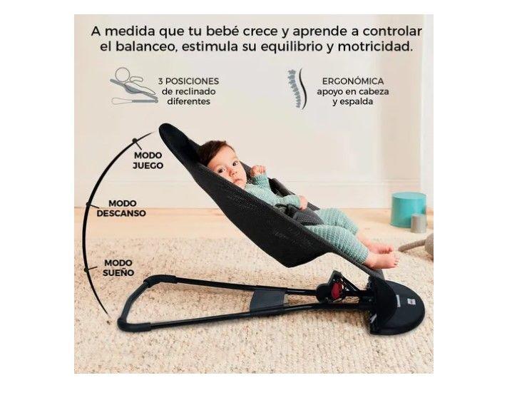 Silla Mecedora Bebe Columpio Infantil Portátil Ajustable-2