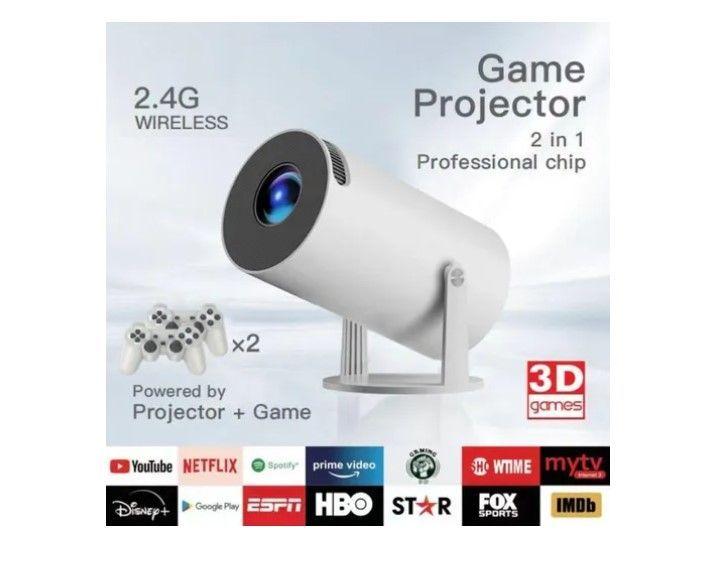 Proyector Portátil Con Consola Uhd Wifi Bluetooth + Control-1