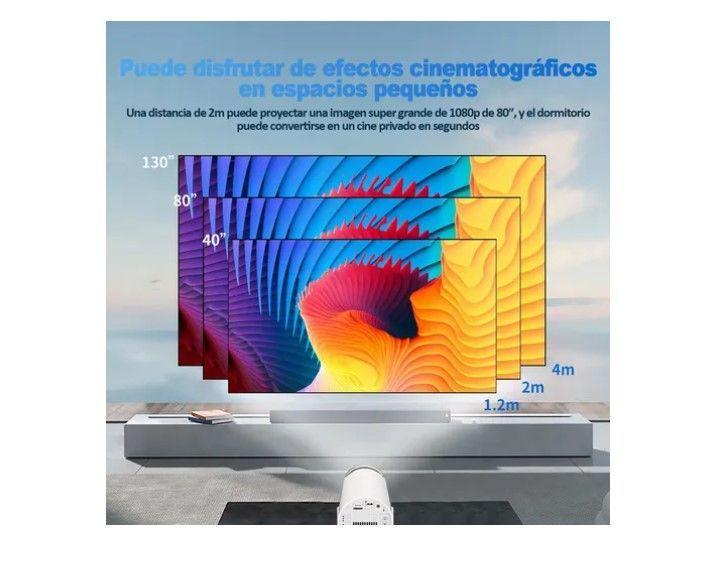 Proyector Portátil Con Consola Uhd Wifi Bluetooth + Control-2