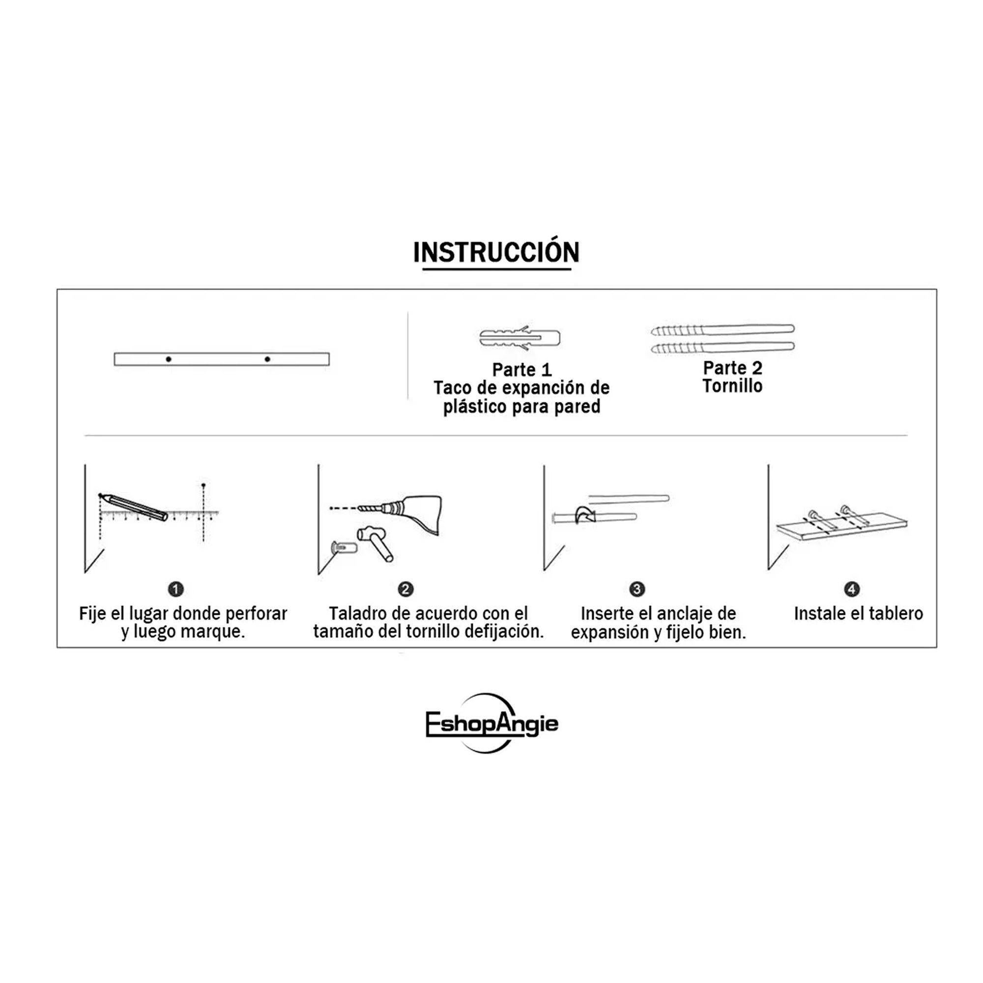 Repisas Estantes Flotantes Minimalista De Madera 3 Niveles Roble-2