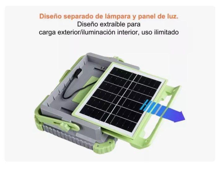 Reflector Led Portátil Recargable Panel Y Usb 4tipos De Luz-5