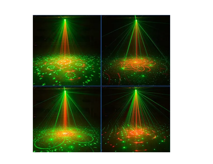 Luz Disco Led Rgb Láser Proyector Disco Fiestas 60 Patrones-5