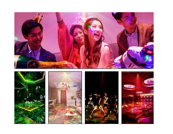 Luz Disco Led Rgb Láser Proyector Disco Fiestas 60 Patrones-7