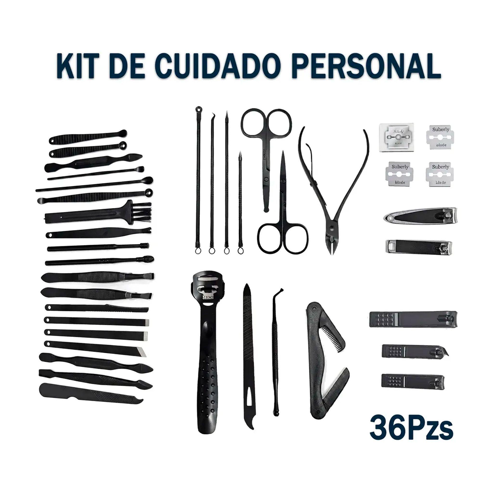Set 36 Piezas Manicure Y Pedicure Profesional Estuche Unas-2