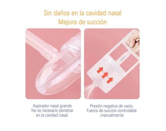Aspirador Nasal Para Bebes Niños Saca Mocos Con Deposito-2