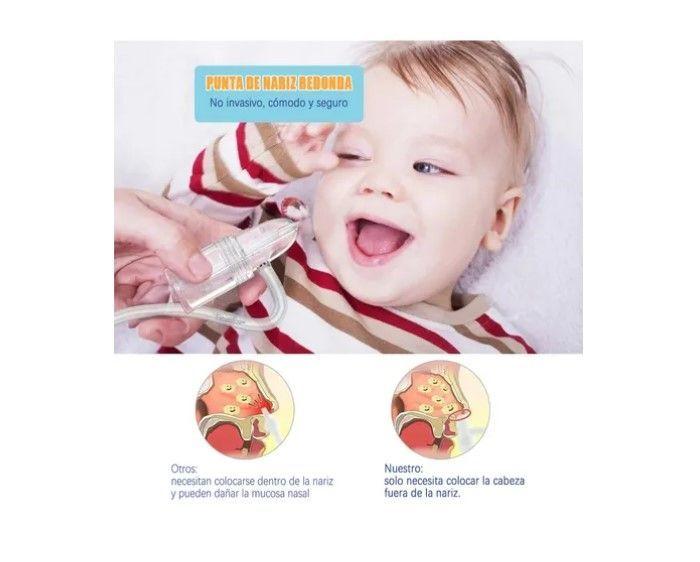 Aspirador Nasal Para Bebes Niños Saca Mocos Con Deposito-4