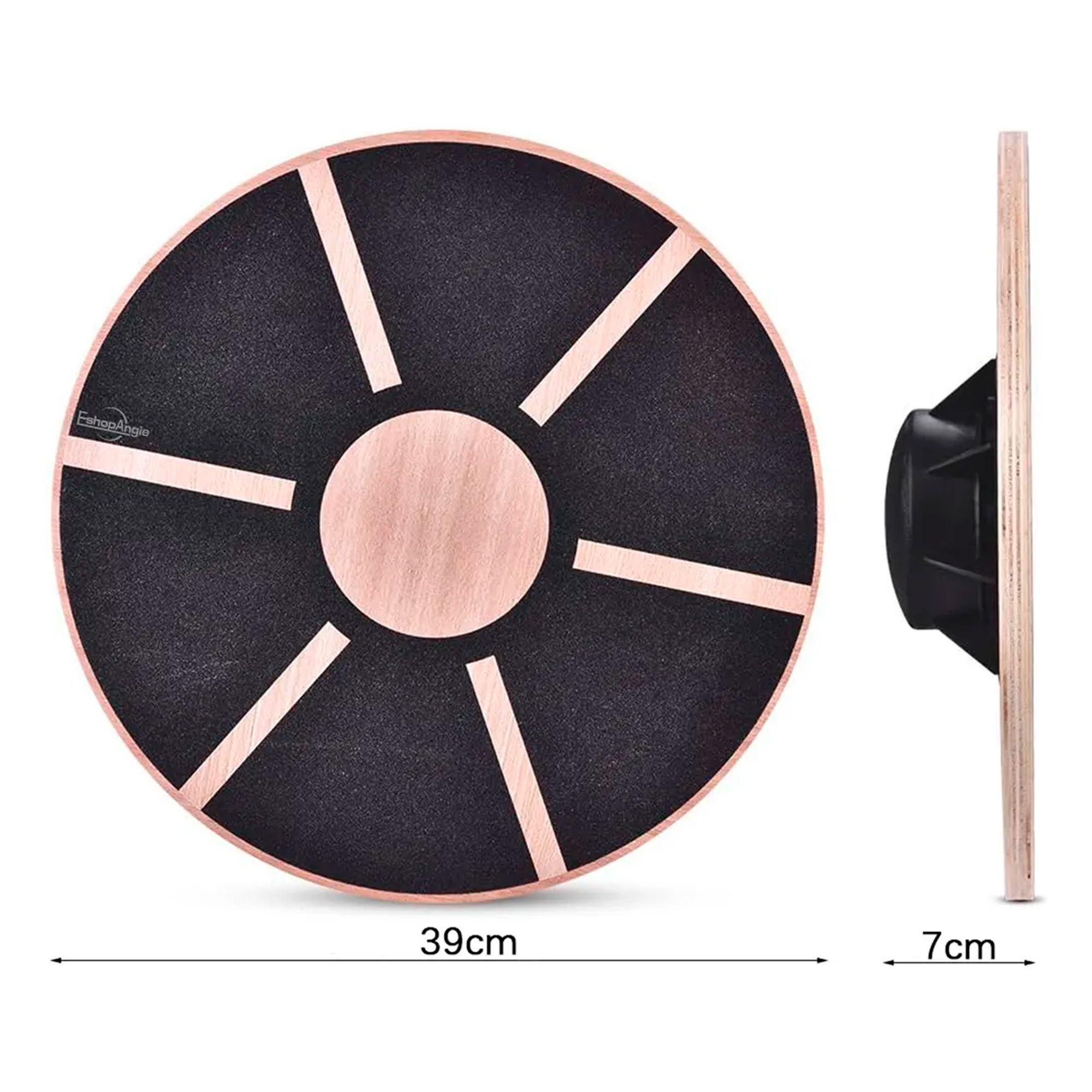 Tabla Disco Equilibrio Balance Madera Fisioterapia Fitness -4