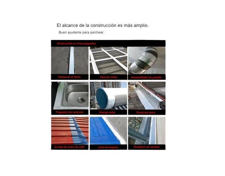 Cinta Sellador Butilo Techo Gotera Impermeable 20cmx5mtrs-5