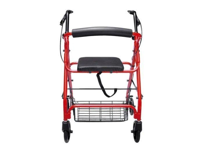 Andador Adulto Ortopédico Plegable C/ruedas Frenos Asiento-3