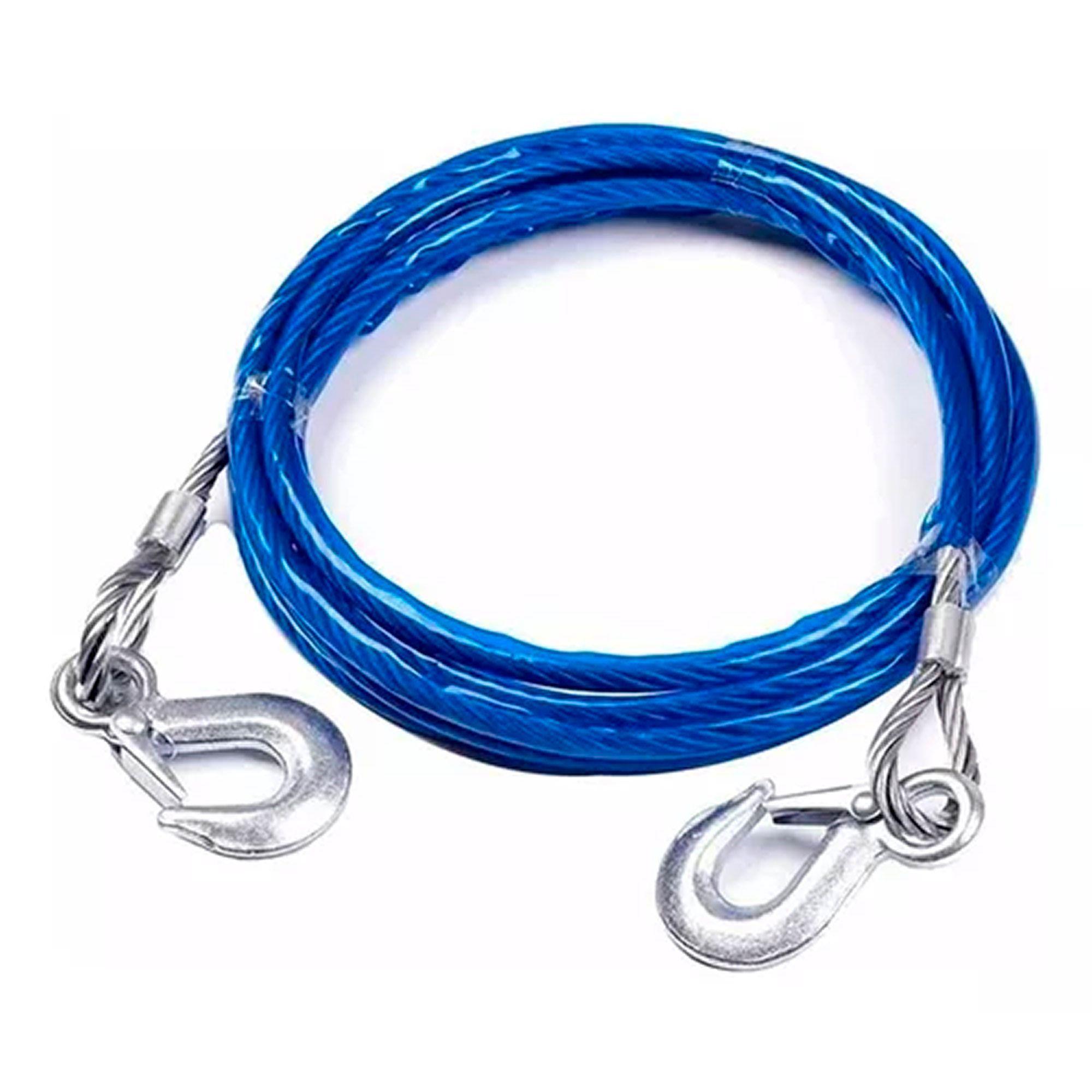 Cable De Remolque Auto Acero 3000kgs 8mm X 4m-0