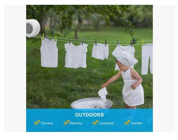 Tendedero Retractil Colgador  Ropa-4