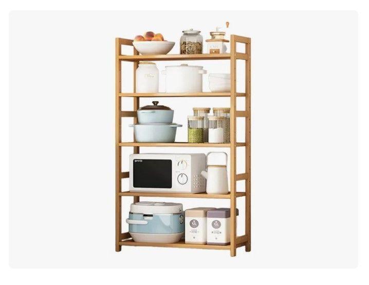 Organizador Estante De Bambu 5 Niveles De Cocina Y Baño-3