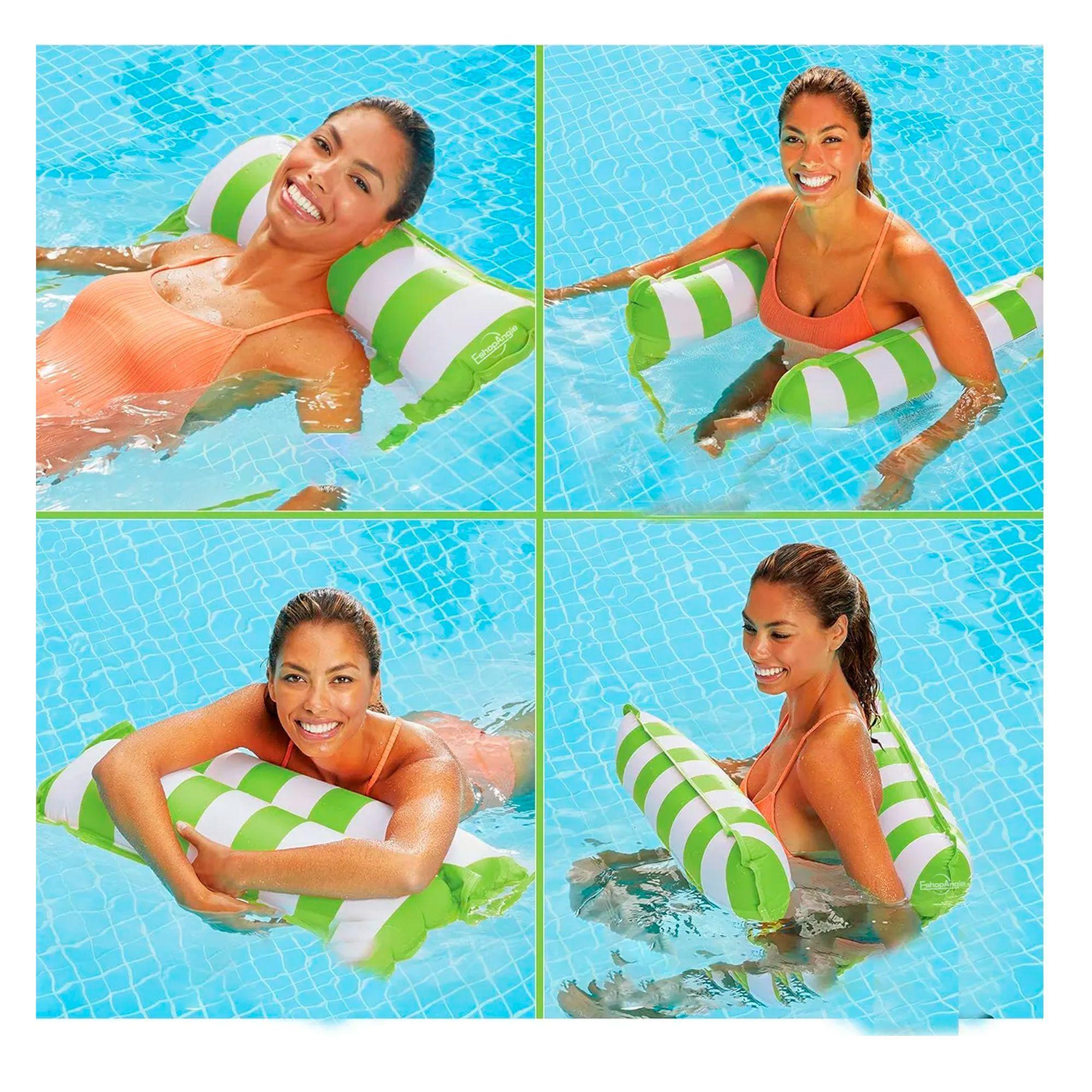 Hamaca Flotante Inflable De Piscina Colchón Flotador Silla-5