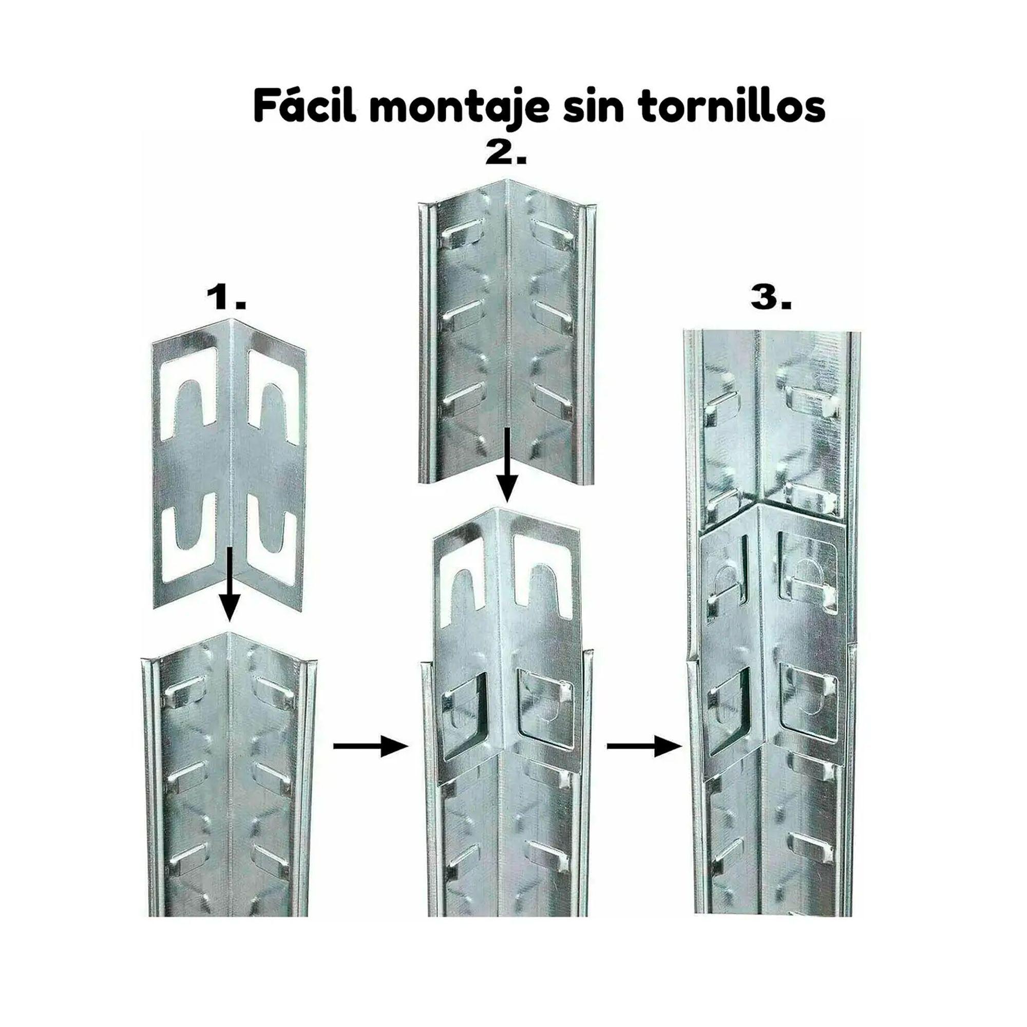 Estante Rack Metalico Galvanizado180 X 90 X 40 5 Niveles-5