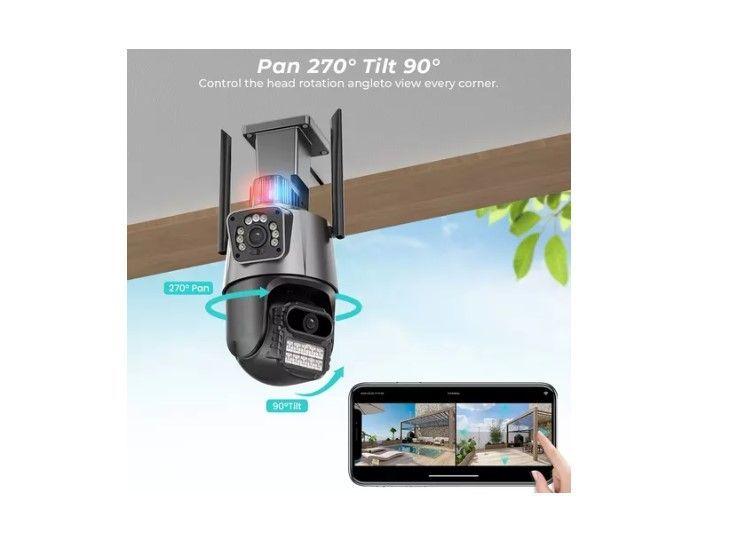 Camara De Seguridad Vigilancia Dual Visión Wifi Ip-2