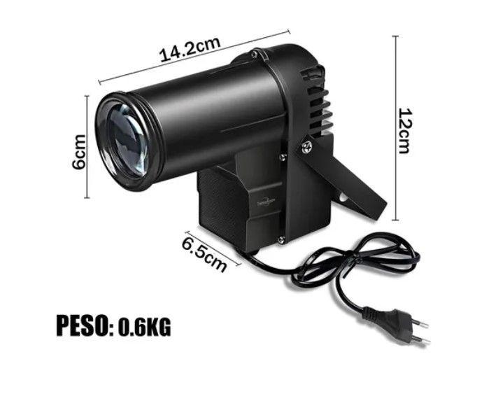 Luz Para Bola De Discoteca, Proyector De Espejo Rgb 15w Dmx-5