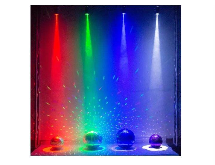 Luz Para Bola De Discoteca, Proyector De Espejo Rgb 15w Dmx-7